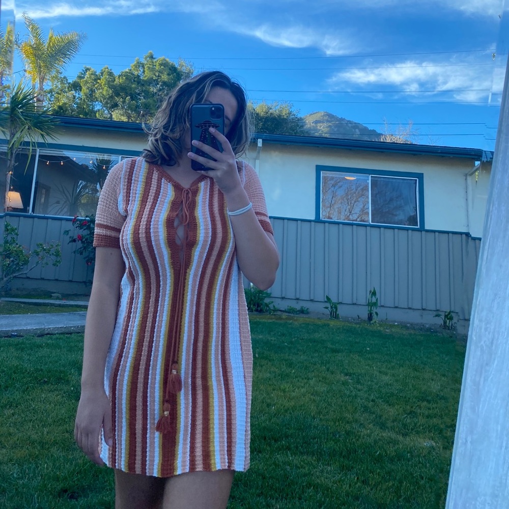 Free People crochet dress